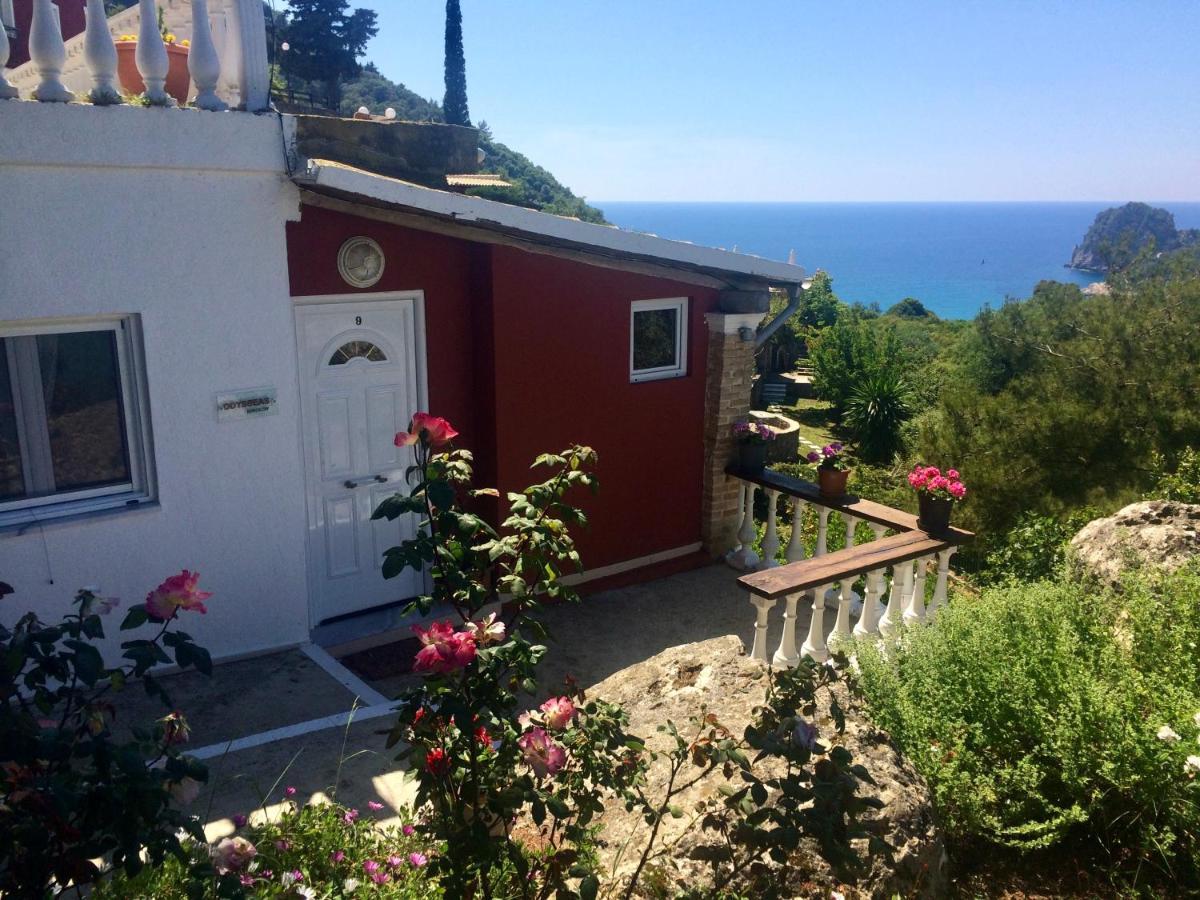 Ermones Odyssesas Bungalow Vátos Esterno foto